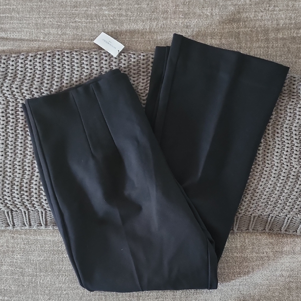 Banana Republic Black Bootcut Cropped Pants
